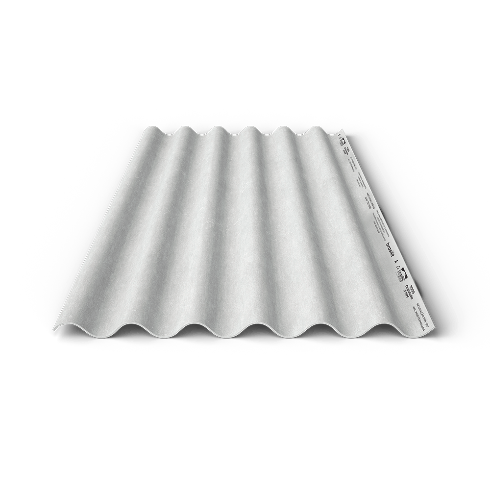 Telha brasilit fibrocimento 1,22 x 1,10 5 mm