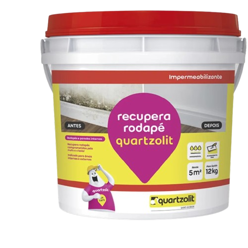 Recupera rodapé 12kg quartzolit 