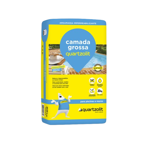 camada grossa quartzolit 20 kg