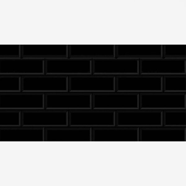 Revestimento Tijolinho preto 32x62 32a13ret Almeida