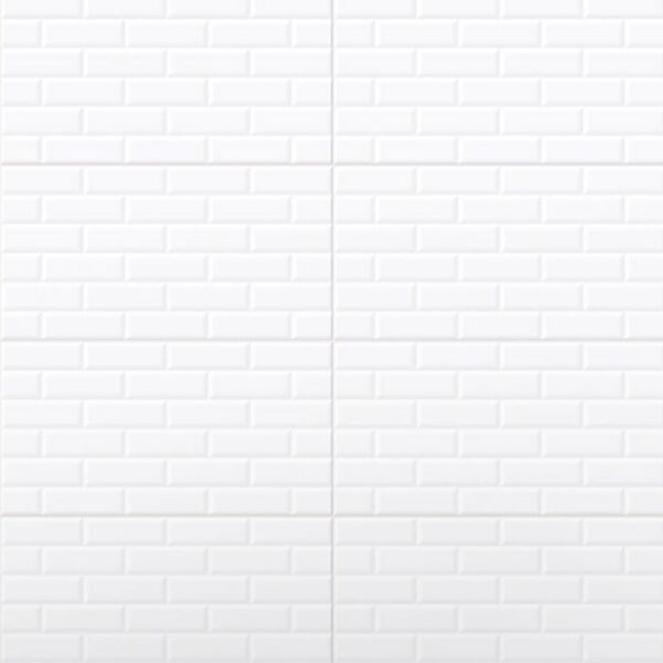 Revestimento Tijolinho branco 32x62 32a10ret Almeida - Imagem 3