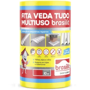 Vedatudo Fita Aluminizada Brasilit 10cmx10m