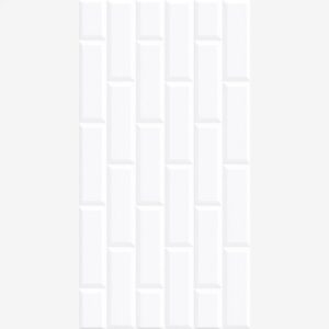 Revestimento Tijolinho branco 32x62 32a10ret Almeida