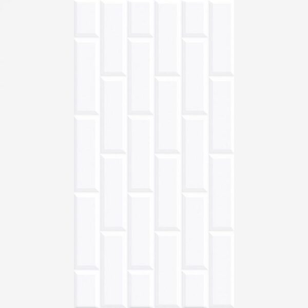 Revestimento Tijolinho branco 32x62 32a10ret Almeida